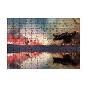 Cakapuzzle Game of Thrones Ejderhayla Savaş 120 Parça Ahşap Puzzle
