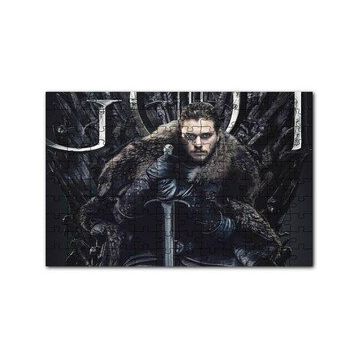 Cakapuzzle Game of Thrones Jon Snow Tahtta 120 Parça Ahşap Puzzle