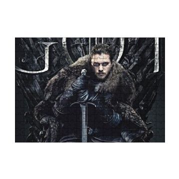 Cakapuzzle Game of Thrones Jon Snow Tahtta 120 Parça Ahşap Puzzle