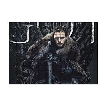 Cakapuzzle Game of Thrones Jon Snow Tahtta 120 Parça Ahşap Puzzle