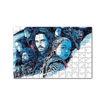 Cakapuzzle Game of Thrones Karakterleri Karikatürize 120 Parça Ahşap Puzzle