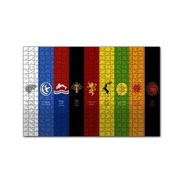 Cakapuzzle Game of Thrones Milletler Kompozisyon 120 Parça Ahşap Puzzle