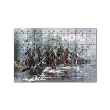 Cakapuzzle Game Of Thrones Savaşı Animasyon Görseli 120 Parça Ahşap Puzzle