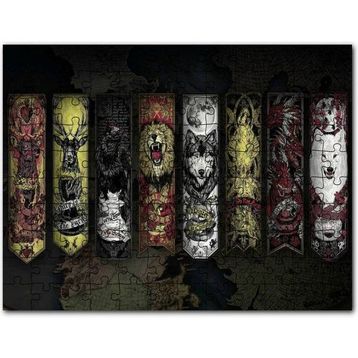 Cakapuzzle Game Of Thrones Televizyon Dizisi Görseli Mdf 120 Parça Puzzle