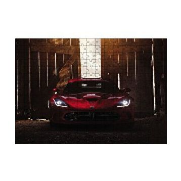 Cakapuzzle Garajda Dodge Viper 120 Parça Ahşap Puzzle