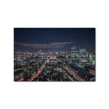 Cakapuzzle Gece Şehir Manzarası 120 Parça Ahşap Puzzle