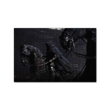 Cakapuzzle Gece ve Kara Şövalyeler 120 Parça Ahşap Puzzle