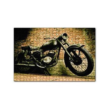 Cakapuzzle Geçmişten Motorsiklet 120 Parça Ahşap Puzzle