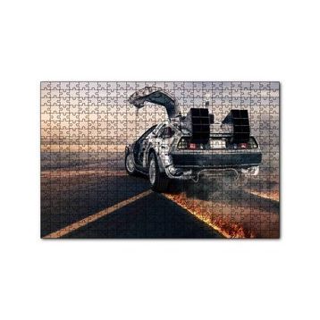 Cakapuzzle Geleceğe Dönüş Deloreanın Dönüşü 120 Parça Ahşap Puzzle