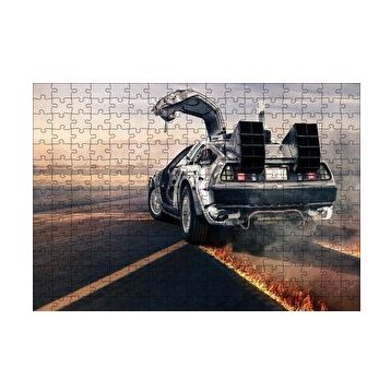Cakapuzzle Geleceğe Dönüş Deloreanın Dönüşü 120 Parça Ahşap Puzzle