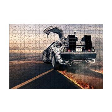 Cakapuzzle Geleceğe Dönüş Deloreanın Dönüşü 120 Parça Ahşap Puzzle