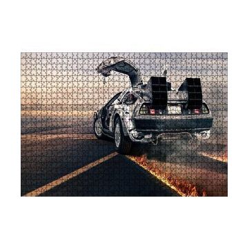 Cakapuzzle Geleceğe Dönüş Deloreanın Dönüşü 120 Parça Ahşap Puzzle