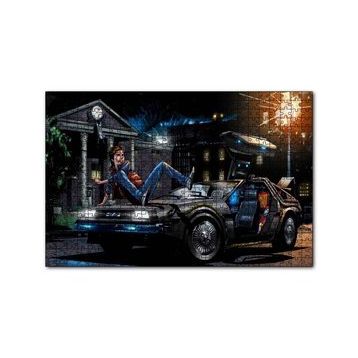 Cakapuzzle Geleceğe Dönüş Marty İllüstrasyon Görseli 120 Parça Ahşap Puzzle