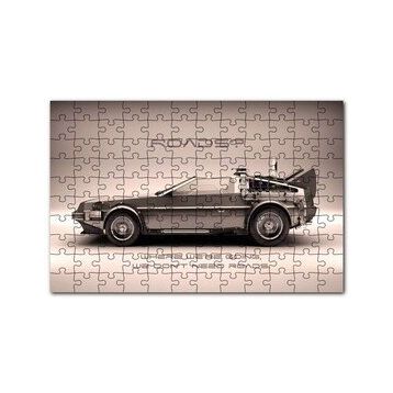 Cakapuzzle Geleceğe Dönüş Otomobili 120 Parça Ahşap Puzzle