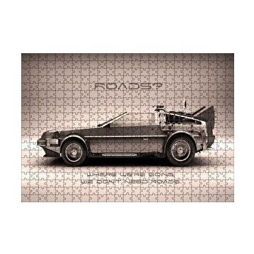 Cakapuzzle Geleceğe Dönüş Otomobili 120 Parça Ahşap Puzzle
