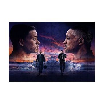 Cakapuzzle Gemini Man Will Smith Two Faces 120 Parça Ahşap Puzzle