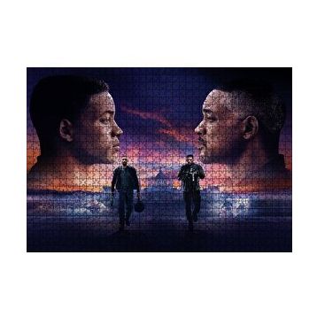 Cakapuzzle Gemini Man Will Smith Two Faces 120 Parça Ahşap Puzzle