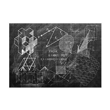 Cakapuzzle Geometri 120 Parça Ahşap Puzzle