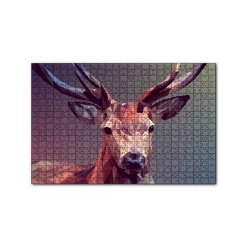Cakapuzzle Geyik Dijital Mozaik 120 Parça Ahşap Puzzle