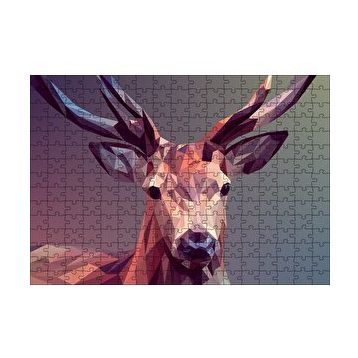 Cakapuzzle Geyik Dijital Mozaik 120 Parça Ahşap Puzzle