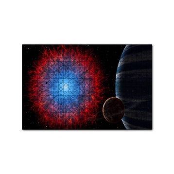 Cakapuzzle Gezegenler ve Evren Kesiti 120 Parça Ahşap Puzzle