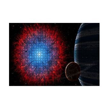 Cakapuzzle Gezegenler ve Evren Kesiti 120 Parça Ahşap Puzzle