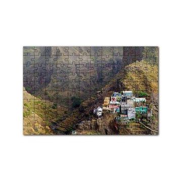 Cakapuzzle Gine Bissau Dağ Köyü 120 Parça Ahşap Puzzle