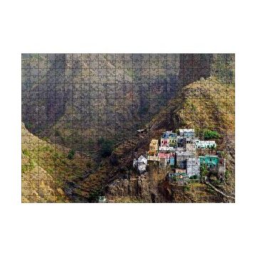 Cakapuzzle Gine Bissau Dağ Köyü 120 Parça Ahşap Puzzle