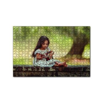 Cakapuzzle Gitar Çalan Çocuk 120 Parça Ahşap Puzzle