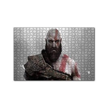 Cakapuzzle God of War Kratos 120 Parça Ahşap Puzzle