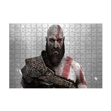 Cakapuzzle God of War Kratos 120 Parça Ahşap Puzzle