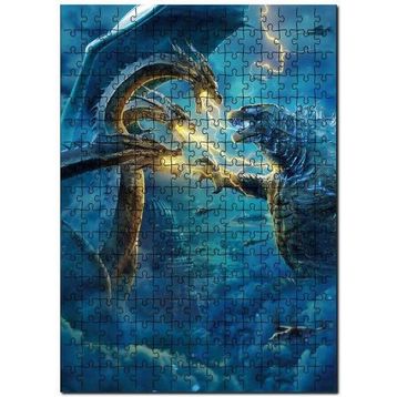 Cakapuzzle Godzilla Canavarların Kralı Film Görseli Mdf 500 Parça Puzzle
