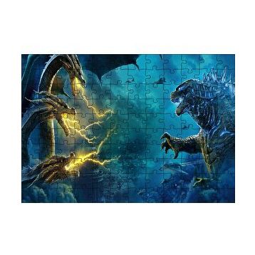 Cakapuzzle Godzilla King of The Monsters 120 Parça Ahşap Puzzle