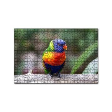 Cakapuzzle Gökkuşağı Lorikeet Papağanı 120 Parça Ahşap Puzzle