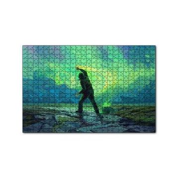 Cakapuzzle Gökyüzünü Boyayan Adam 120 Parça Ahşap Puzzle