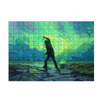Cakapuzzle Gökyüzünü Boyayan Adam 120 Parça Ahşap Puzzle