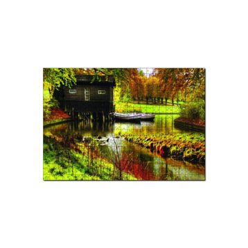 Cakapuzzle Göl Evi Kayık 255 Parça Puzzle
