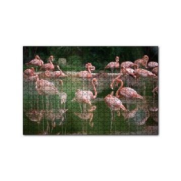 Cakapuzzle Gölde Flamingolar 120 Parça Ahşap Puzzle