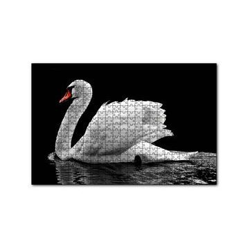 Cakapuzzle Göldeki Beyaz Kuğu 120 Parça Ahşap Puzzle