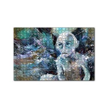 Cakapuzzle Gollum Suluboya Duvar Boyama 120 Parça Ahşap Puzzle