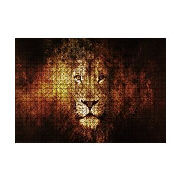 Cakapuzzle Görkemli Erkek Aslan 120 Parça Ahşap Puzzle