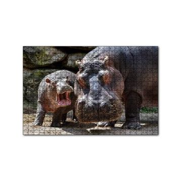 Cakapuzzle Görkemli Suaygırı ve Yavrusu 120 Parça Ahşap Puzzle