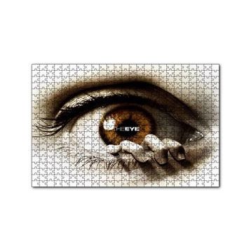 Cakapuzzle Göz ve Kenarındaki Parmaklar 120 Parça Ahşap Puzzle