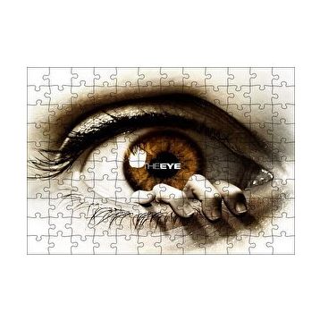 Cakapuzzle Göz ve Kenarındaki Parmaklar 120 Parça Ahşap Puzzle