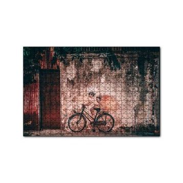 Cakapuzzle Grafiti Bisiklet Çocukları Görseli 120 Parça Ahşap Puzzle