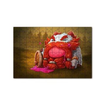 Cakapuzzle Gragas Oyunu Kahramanı Animasyon Görseli 120 Parça Ahşap Puzzle