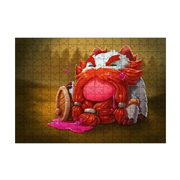 Cakapuzzle Gragas Oyunu Kahramanı Animasyon Görseli 120 Parça Ahşap Puzzle