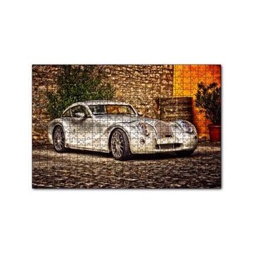 Cakapuzzle Gri Antika Spor Araba 120 Parça Ahşap Puzzle