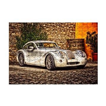 Cakapuzzle Gri Antika Spor Araba 120 Parça Ahşap Puzzle
