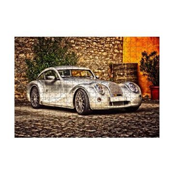 Cakapuzzle Gri Antika Spor Araba 120 Parça Ahşap Puzzle